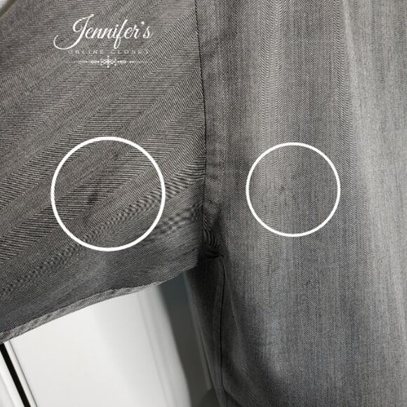 3/$25 Jos. A. Bank Men's Gray Button-Down Long Sleeve Shirt - Picture 9 of 13